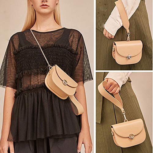 YIHUI Bolsos Mujer Bolso de Mujer Bolso de Hombro Casual Bolso de Hombro para Mujer Bolso de Cuero de la PU Bolso de Moda Retro,Bolso de Mensajero Bolso Adecuado para el Trabajo de Viaje de Compras