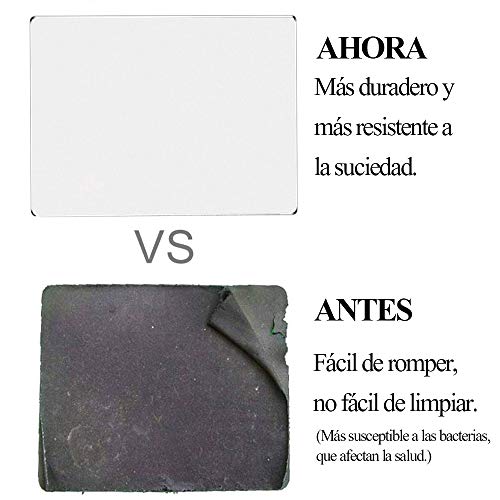 YiYunTE Alfombrilla de Ratón Aluminio Gaming PC Alfombrilla para Ratón Metalica Mouse Pad con Base PU Goma Impermeable Cojín de Ratón Lavable Antideslizante Mousepad para Ordenador Portátil Oficina