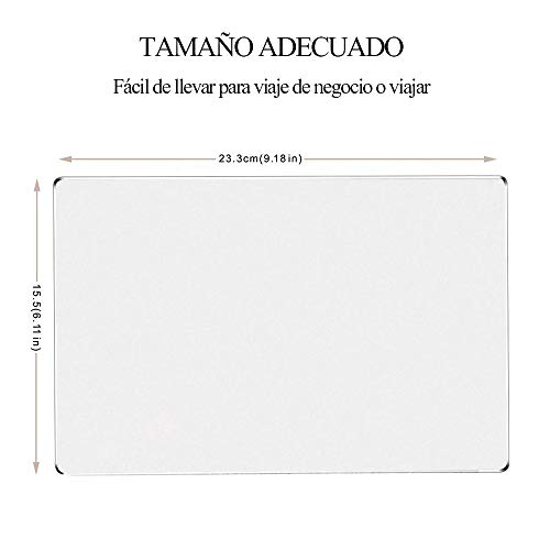 YiYunTE Alfombrilla de Ratón Aluminio Gaming PC Alfombrilla para Ratón Metalica Mouse Pad con Base PU Goma Impermeable Cojín de Ratón Lavable Antideslizante Mousepad para Ordenador Portátil Oficina