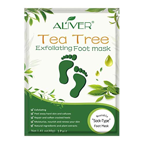 yotijar Baby Soft Foot Peeling Mascarilla Calcetines Callos Exfoliantes Piel - Árbol del té