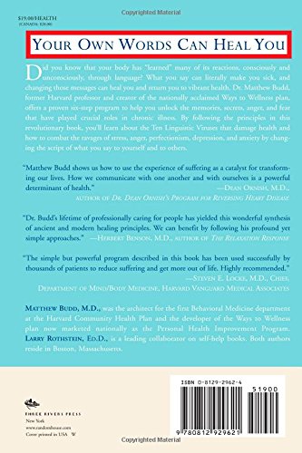 YOU ARE WHAT YOU SAY: The Proven Program That Uses the Power of Language to Combat Stress, Anger, and Depression