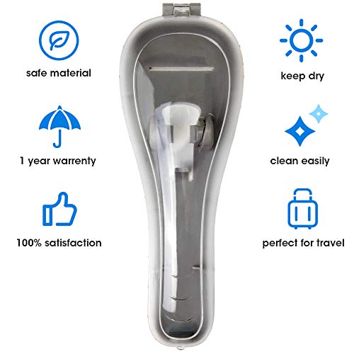 youmang - Estuche de Viaje con maquinilla de Afeitar Manual, Protector de plástico con maquinilla de Afeitar Manual - Adecuado para Gillette ProGlide, Gillette Fusion, Shick Quattro