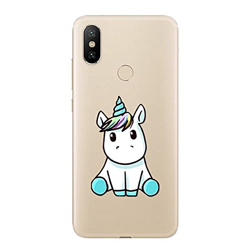 Young & Ming Xiaomi Mi A2 Funda, [3 Pack] Xiaomi Mi 6X Funda Carcasa Transparente Slilicona Suave TPU Gel Enjaca, Color 2