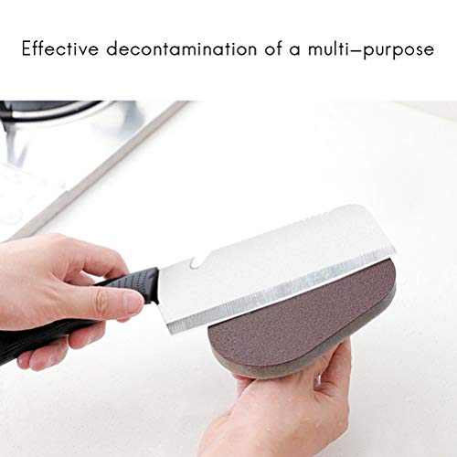 Ysoom - Esponja para limpieza de superficies, cepillo de limpieza Emery, cepillo de olla, bloque de esponja, limpia la tapa para eliminar el cepillo de limpieza de óxido