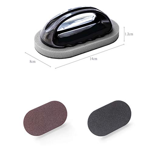 Ysoom - Esponja para limpieza de superficies, cepillo de limpieza Emery, cepillo de olla, bloque de esponja, limpia la tapa para eliminar el cepillo de limpieza de óxido