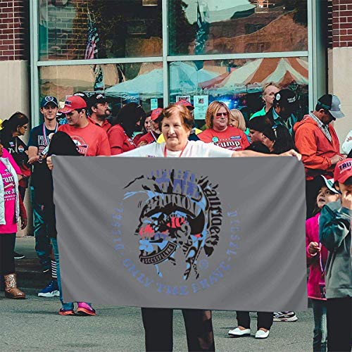 Yuanmeiju Bandera de jardín Duradera Only The Brave The 3x5 Foot High Flag is Used to Make Charming Decorations in The Backyard Or Lawn.