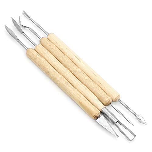 Yuhtech Juego de 11 Herramientas de cerámica para modelar y tallar