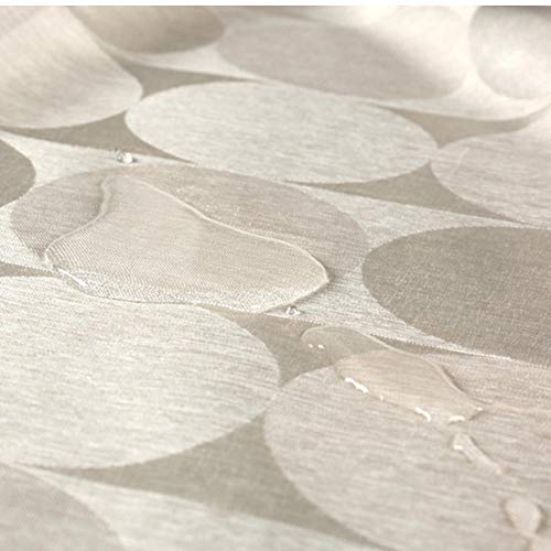 YUNZHIFU Cortinas De Ducha Círculo Cortina De Ducha Sólida Tela De Poliéster Grueso Impermeable Cortina De Baño Molde Baño Conjunto Cortina De Partición 80X180Cm