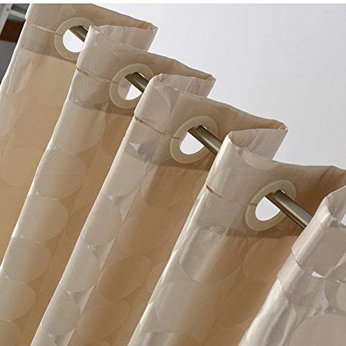 YUNZHIFU Cortinas De Ducha Cortina De Ducha Circular Sólida, Tela De Poliéster Impermeable Gruesa, Molde para Cortina De Baño, Juego De Baño, Cortina De Partición 80X180Cm