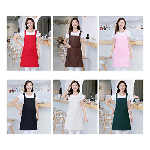 YXDZ Delantal De Cocina Belleza Manicura Tienda Supermercado Femenino Panadería Trabajo Camarero Delantal