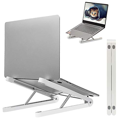 YZPUSI Ajustable Ergonómico PC Laptop Soporte Stand, Portátil Plegable Ventilado Stand Soporte para PC Macbook Computadora Notebook Tableta