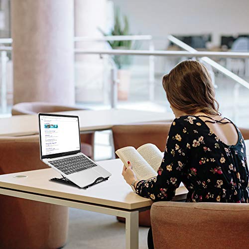 YZPUSI Ajustable Ergonómico PC Laptop Soporte Stand, Portátil Plegable Ventilado Stand Soporte para PC Macbook Computadora Notebook Tableta