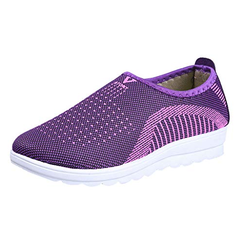 Zapatillas Deportivo Plataforma Cuña para Mujer Primavera Verano PAOLIAN Zapatos Escolares Running Aire Libre Exterior Señora Casual Calzado Piel Sintético Ddolescente Negro Tallas Grandes