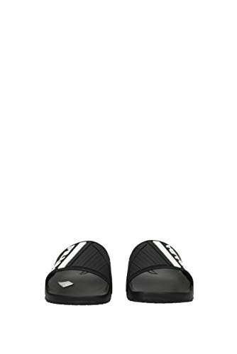 Zapatillas y Zuecos Prada Hombre - Caucho (4X3204NEROBIANCO1) 42 EU