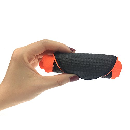 Zapatos de piel acuáticos de secado rápido para hombres y mujeres, calcetines de buceo para deportes acuáticos, natación, surf, yoga, ejercicios y playa, naranja