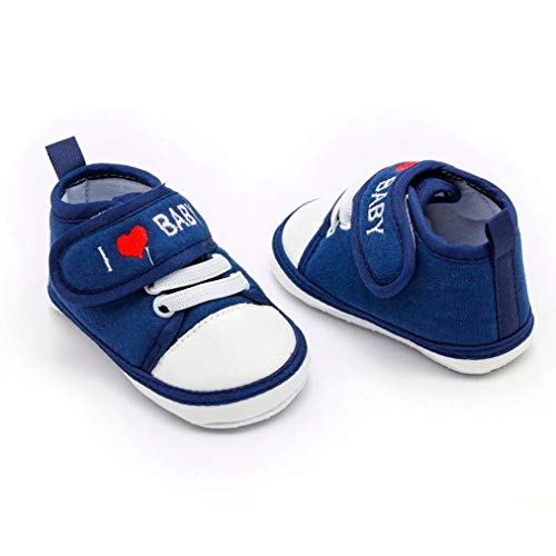 Zapatos de Primeros Pasos para Unisex Bebés Niñas Niños Otoño Invierno PAOLIAN Zapatillas Embroidered Amor Suela Blanda Bautizo Calzado Regalo para recién Nacidos Antideslizante
