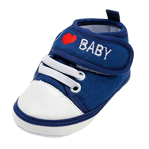 Zapatos de Primeros Pasos para Unisex Bebés Niñas Niños Otoño Invierno PAOLIAN Zapatillas Embroidered Amor Suela Blanda Bautizo Calzado Regalo para recién Nacidos Antideslizante