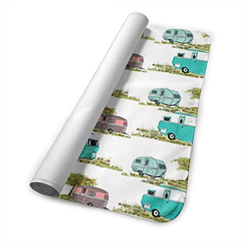 Zcfhike Changing Pad Lets Go Camping Retro Travel Trailers Portable Diaper Changing Pad - for Baby Showers Changing Mats and Reusable Detachable Wipe Able Mat- Unisex