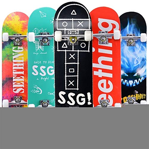 Zhangmeiren Cuatro Niños Y Niñas De Skate Adultos Principiantes Novatos E Hijos Adolescentes De Cuatro Doble Flash Alice Patín De La Vespa De Alta Velocidad De La Deriva (Color : C)