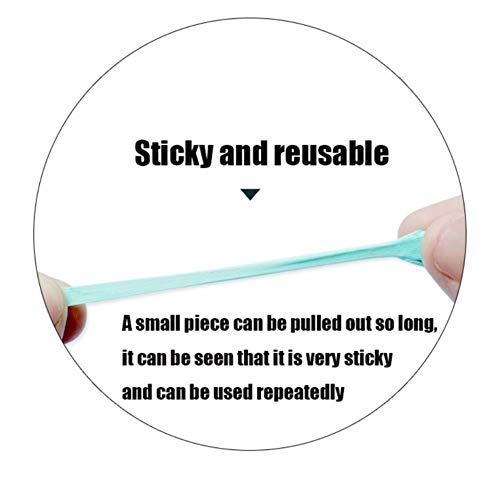 ZHAOXX 2 Paquetes/240 Piezas, Reutilizable, Multiusos, Arcilla Adhesiva, Masilla Adhesiva, Pegamento Que No Deja Marcas para Colgar, Póster De Imagen, Arte, Fotografía, Marco De Fotos, Tachuela Green