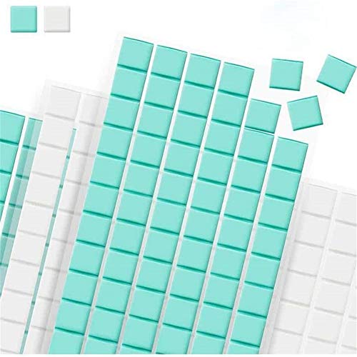 ZHAOXX 2 Paquetes/240 Piezas, Reutilizable, Multiusos, Arcilla Adhesiva, Masilla Adhesiva, Pegamento Que No Deja Marcas para Colgar, Póster De Imagen, Arte, Fotografía, Marco De Fotos, Tachuela Green