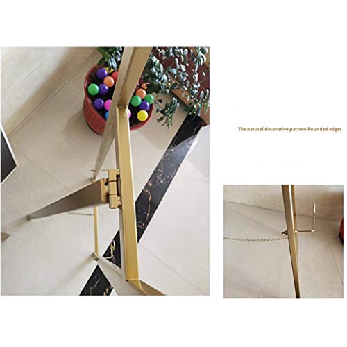 Zhou Soporte Anual de Publicidad de Eventos, recepción Conferencia Vivo Póster del Marco de la Barra del Club Promoción Soporte de exhibición YAN (Color : Gold)