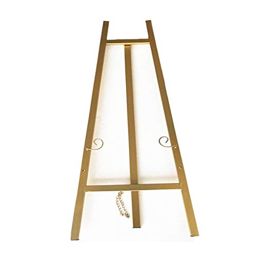 Zhou Soporte Anual de Publicidad de Eventos, recepción Conferencia Vivo Póster del Marco de la Barra del Club Promoción Soporte de exhibición YAN (Color : Gold)