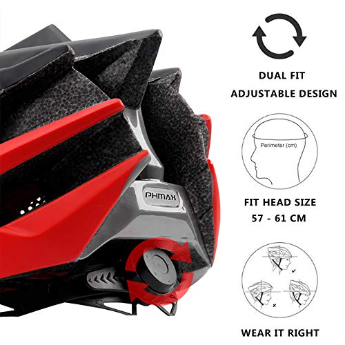 ZHXH Casco De Bicicleta Ultraligera Bicicleta De Carretera Funda Protectora del Casco De,1