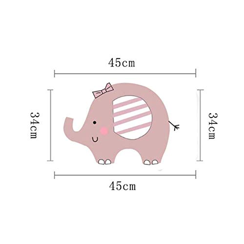 Zidao Juguete del bebé Elefante de Peluche, calmante y Dormir Puede ser Usado como Amortiguador de la Almohadilla Super Suave Felpa Corta de algodón elástico de Relleno Adecuado,Azul