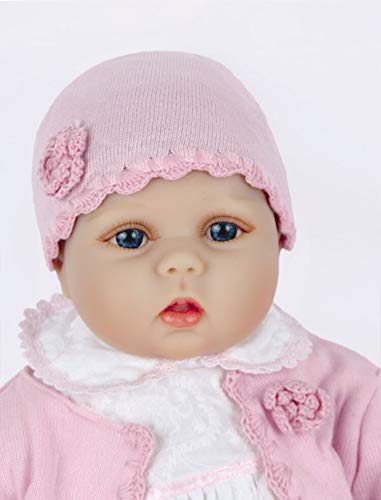 ZIYIUI Muñecas Bebé 22 Pulgadas 55 cm Reborn Baby Dolls Suave Silicona Recién Nacido Niña Niño Juguete Renacer Muñeca certificación EN71
