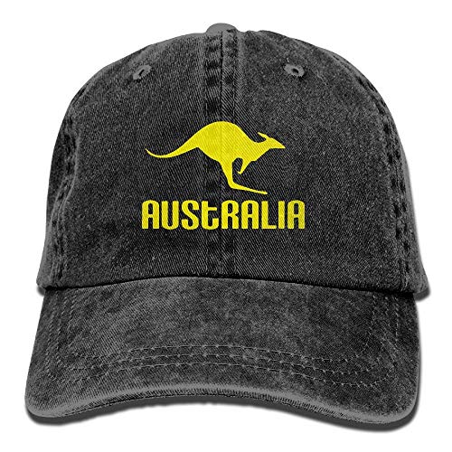 ZMYGH Australia Kangaroo Proud Aussie Adjustable Baseball Caps Denim Hats Cowboy Hat