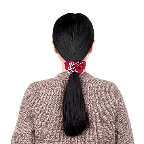 ZOEON 12 Piezas Scrunchies de Pelo Flor de Gasa Elásticos Lazos de Pelo