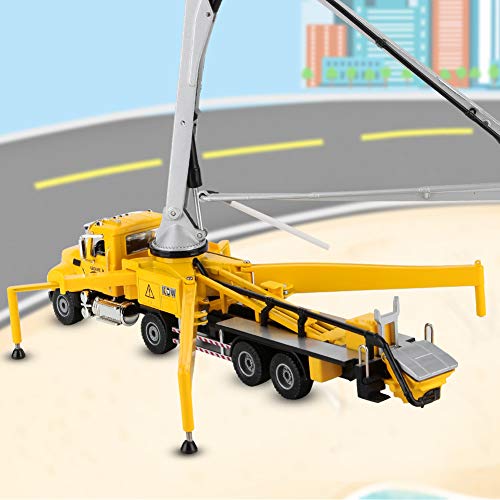 Zouminyy 1/55 Juguete Bomba de hormigón Modelo de camión Ingeniería Coche Aleación Vehículo Niños Juguete Regalo