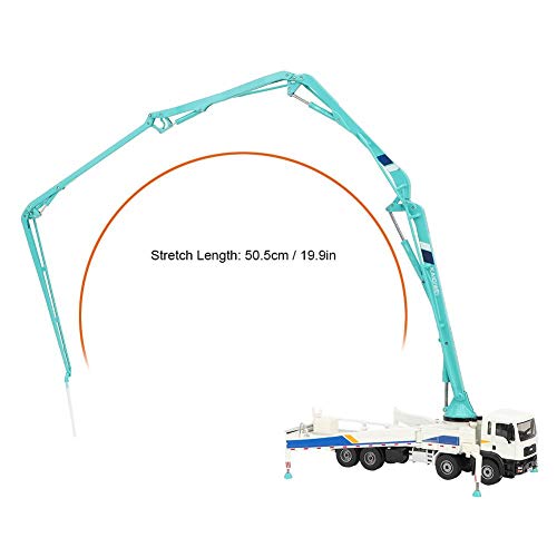 Zouminyy Juguete del Coche Niños Aleación Bomba de hormigón Modelo Camión Vehículo Ingeniería Vehículos Niños Juguete para Regalo