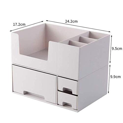 ZQCM Soporte de Almacenamiento para Mesa de exhibición, Organizador de Paleta cosmética Transparente, Caja de Belleza para Sus Sombras de Ojos favoritas, coloretes, cosméticos y Maquillaje, A