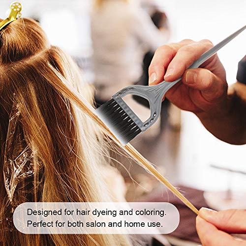 zroven 3 unids/set plástico tinte para el cabello para colorear pincel peine tazón pelo kit de teñido del color del pelo tazones de mezcla de peluquería herramientas de peinado