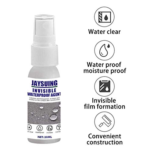 ZSooner Spray de unión súper fuerte multiusos para baño Penetrante reparación de larga duración anti-fugas sellador artefacto impermeable invisible portátil para el hogar atrapamiento de fugas (30 ml)