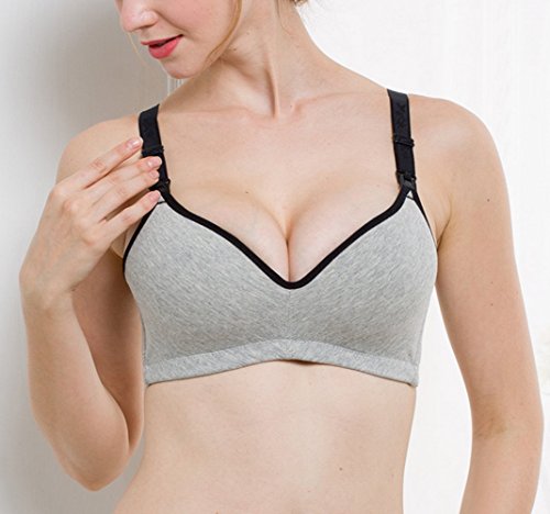 ZUMIY Sujetador de Maternidad sin Costura Suave de la Lactancia de Las Mujeres para el Embarazo