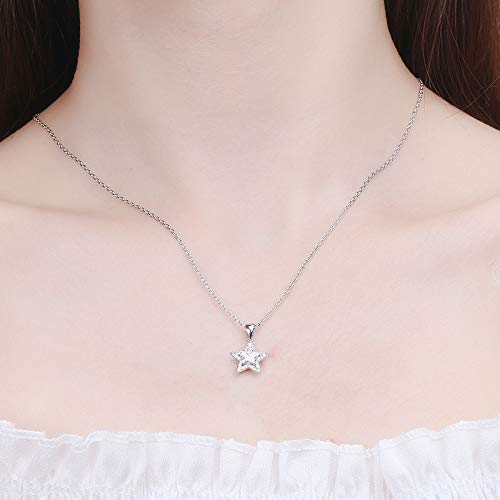 ZWP Estrella De Cinco Puntas Colgante Collar De Clavícula Corta Collar De Nicho Ligero Mujeres