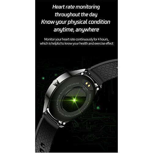 ZWW Relojes Inteligentes, Relojes Deportivos con La Presión Arterial Y Las Funciones De Monitorización De Oxígeno, Podómetros, Y Las Llamadas para Android E iOS,F