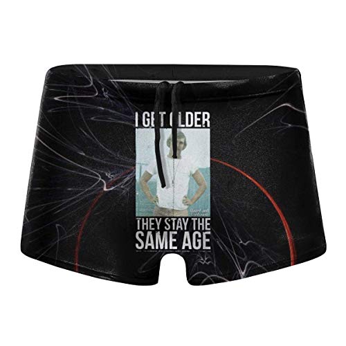 ZYWL Chris Cornell Traje de baño Tipo bóxer de Pierna Cuadrada de Secado rápido rápido Hombre 's Boy