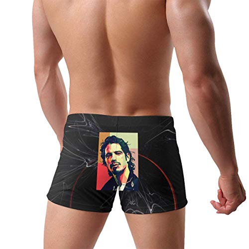 ZYWL Chris Cornell Traje de baño Tipo bóxer de Pierna Cuadrada de Secado rápido rápido Hombre 's Boy