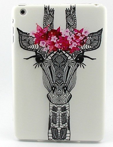 zzll8451 patrón Chico Rubio Caso del Soporte del tirón del Cuero de la PU con el Protector de Pantalla y Aguja para el iPad de Aire 2 / iPad KKKAOOL