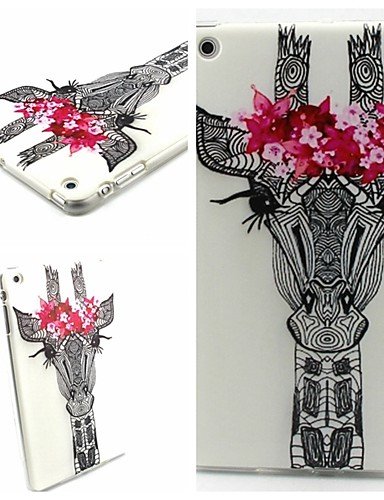 zzll8451 patrón Chico Rubio Caso del Soporte del tirón del Cuero de la PU con el Protector de Pantalla y Aguja para el iPad de Aire 2 / iPad KKKAOOL