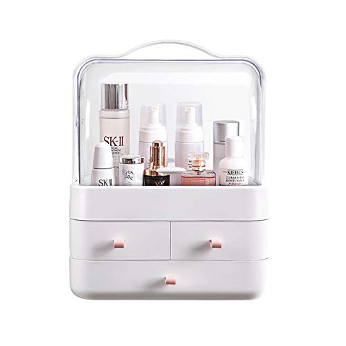 ZZLYY Organizador de Maquillaje, Organizador de Cosméticos, Ajustable, Compartimento de Almacenamiento de Cosméticos con Múltiples Funciones