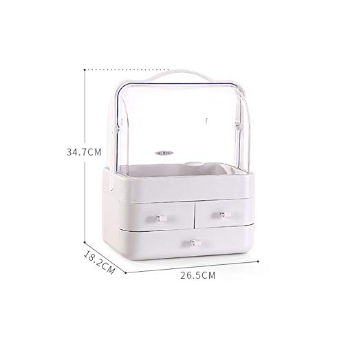 ZZLYY Organizador de Maquillaje, Organizador de Cosméticos, Ajustable, Compartimento de Almacenamiento de Cosméticos con Múltiples Funciones
