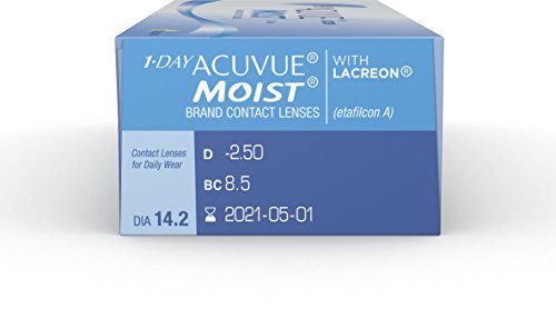 1-DAY ACUVUE® MOIST - Lentillas diarias - protección UV - 30 lentes