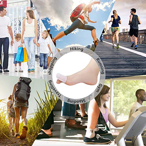 10 PCS Protectores de dedos del pie, Protector Dedos Pie Transpirable, Protector De Dedo Del Pie De Gel, Nuevo Material, Para Ampollas, Callos, Alivio Del Dolor De Fricción y Mucho Más.