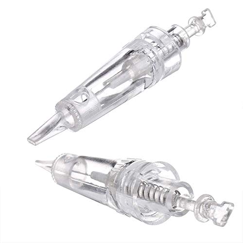 10 Piezas Permanente Pluma del Tatuaje Agujas de Cartuchos Herramientas de Maquillaje para Cejas, Delineador de Ojos, Labio, EN40,1r