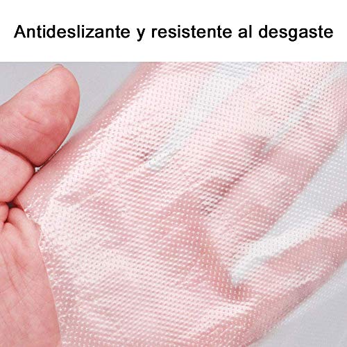 100 PCS Guantes desechables, guantes de vinilo engrosados desechables, guantes de plástico universales transparentes para la limpieza de la cocina, alimentos